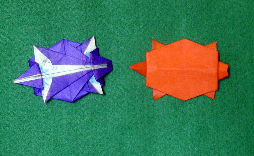 折り紙で作る縁起亀 平面 立体 ふっくら亀 どれを折る Izilook